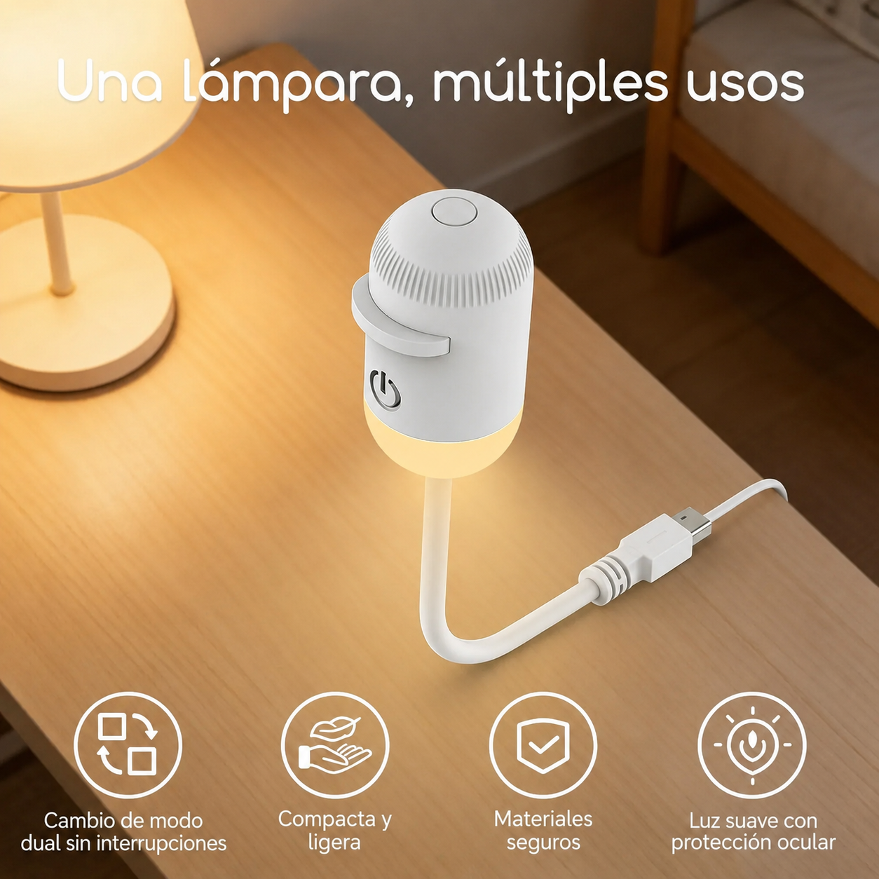 M - Mini proyector de estrellas USB 2 en