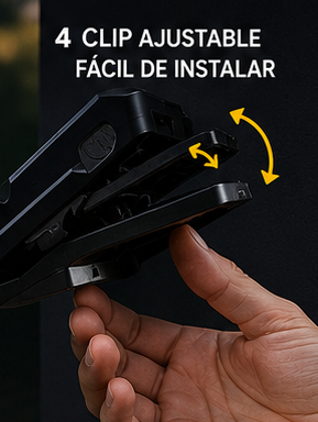 lámpara solar con clip sensor YX-525