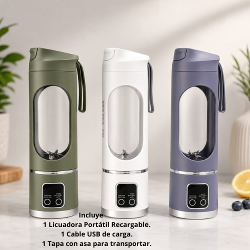 Vaso Licuadora Portatil Recargable Usb