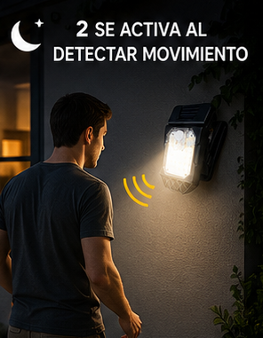 lámpara solar con clip sensor YX-525